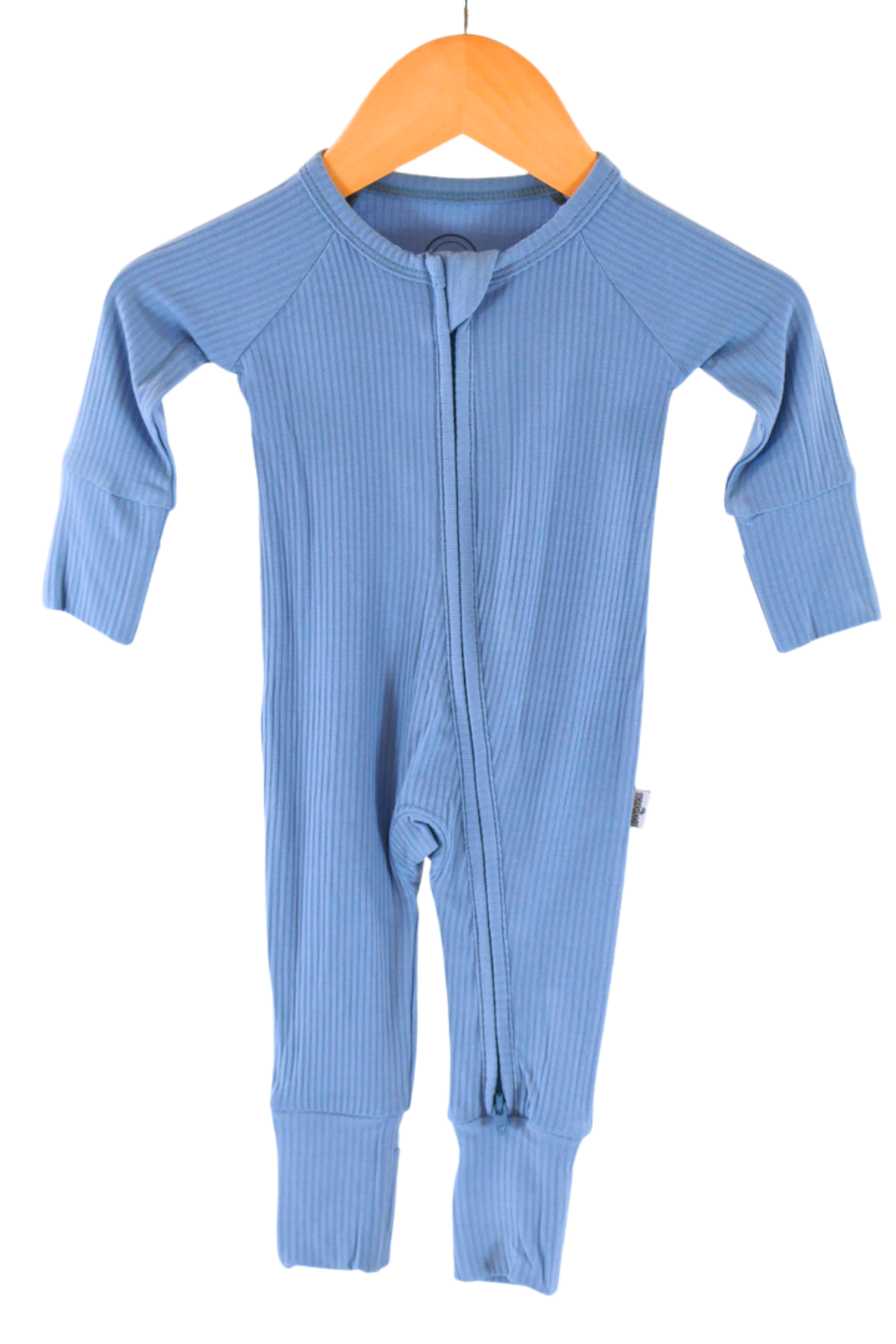 Midnight Sky Ribbed Zipper Jammies