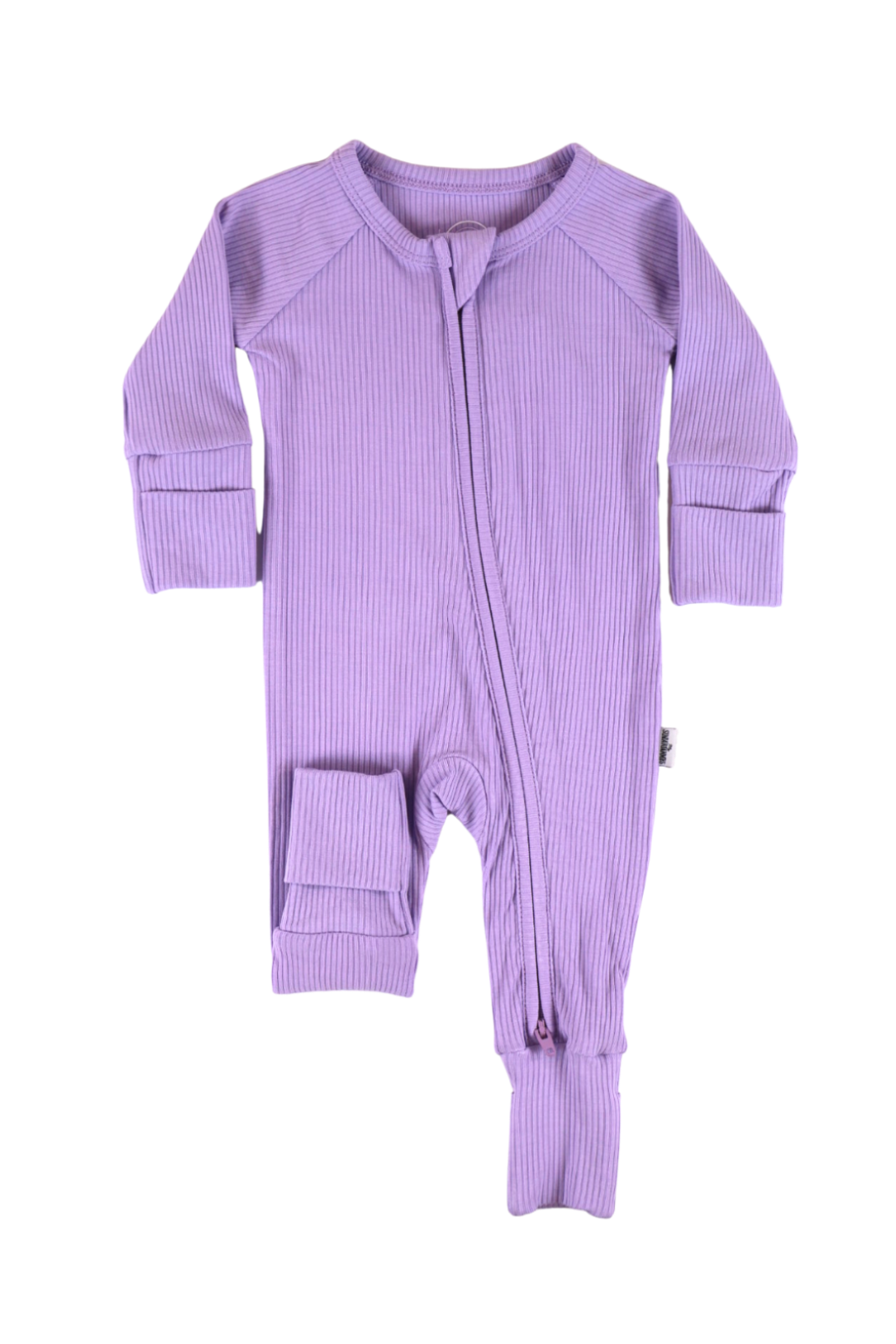 Lavender Dreams Ribbed Zipper Jammies