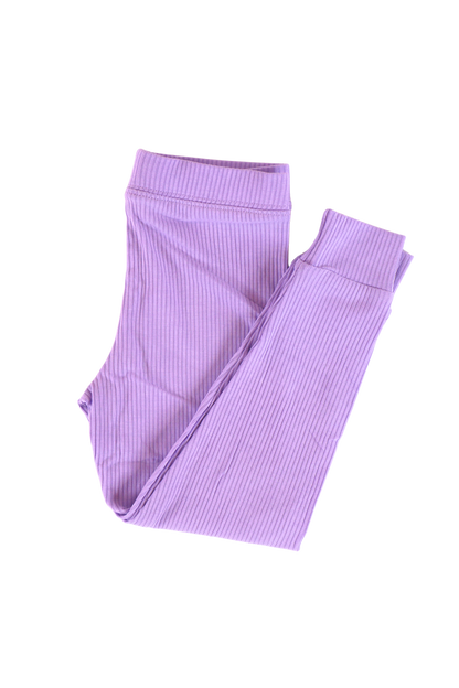 Lavender Dreams Ribbed Two-Piece Jammies