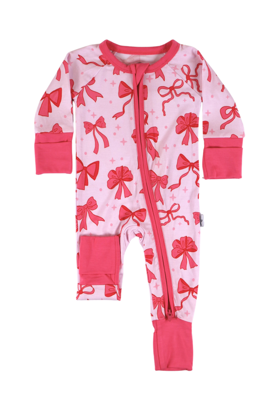Pretty in Pink Zipper Jammies