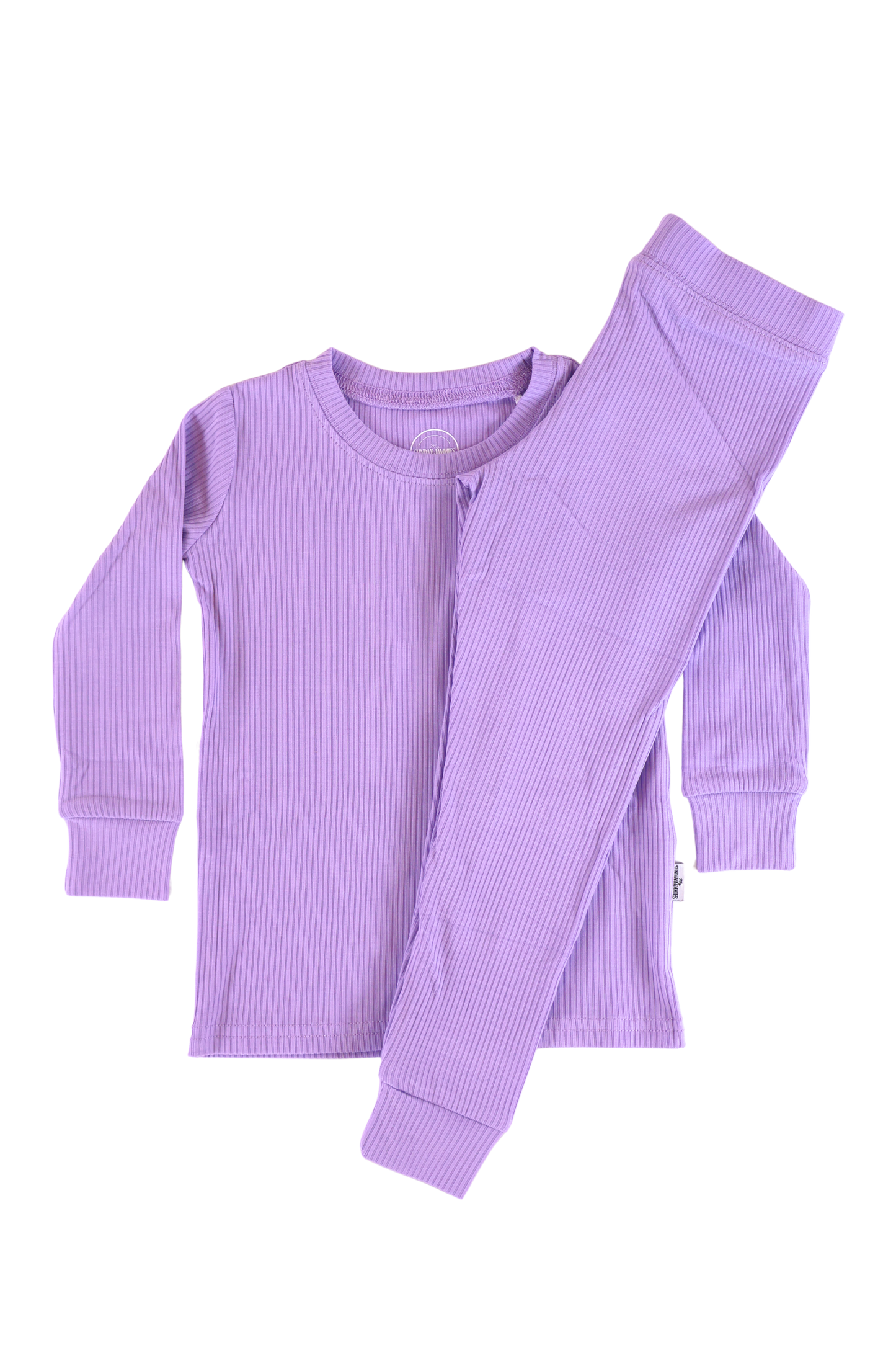 Lavender Dreams Ribbed Two-Piece Jammies