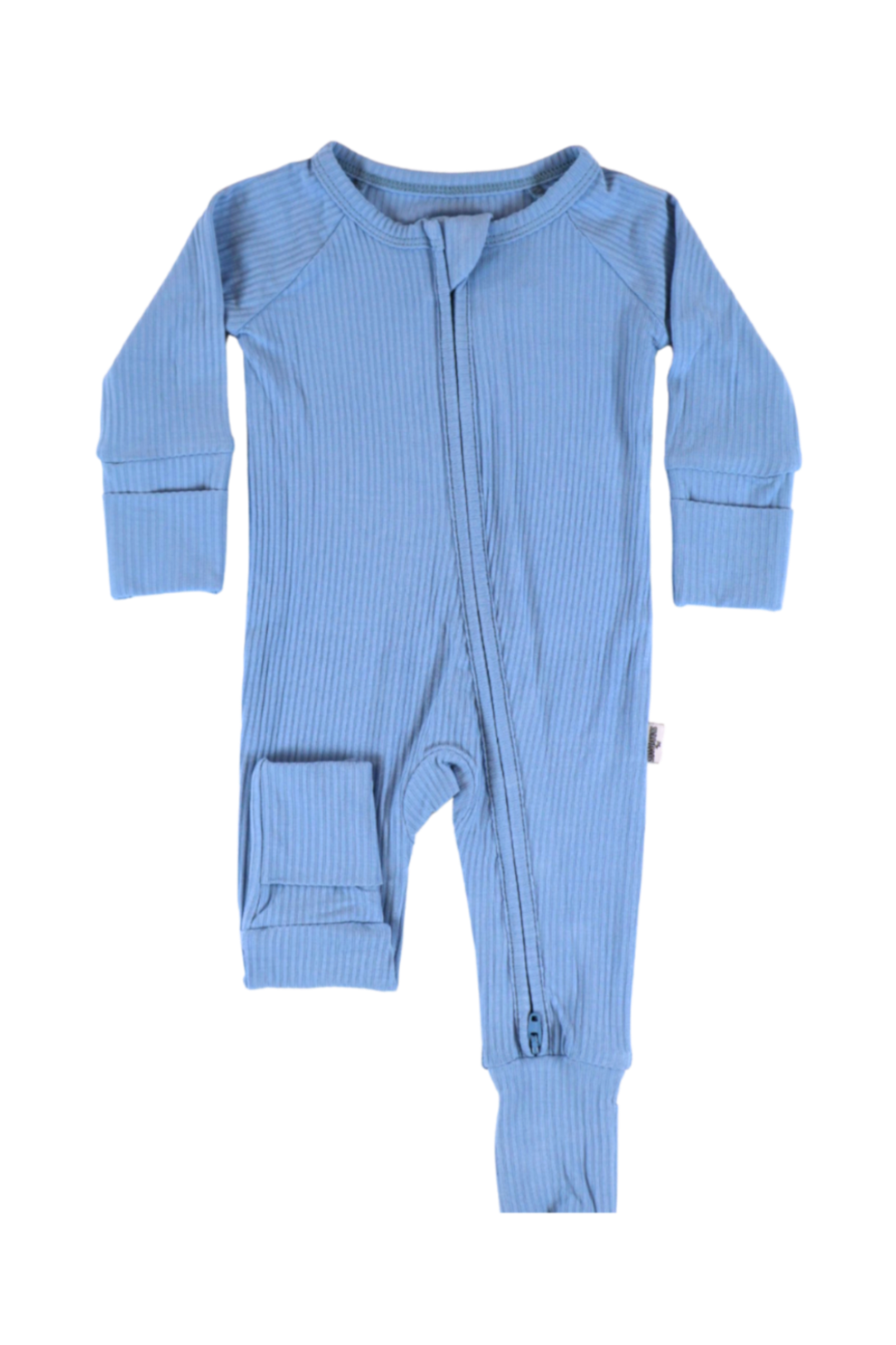 Midnight Sky Ribbed Zipper Jammies