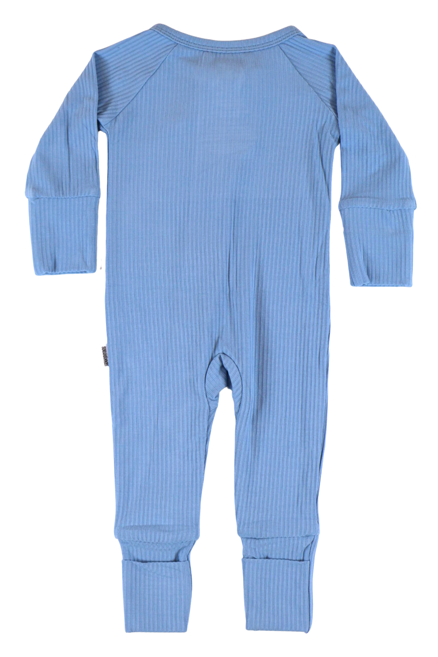 Midnight Sky Ribbed Zipper Jammies