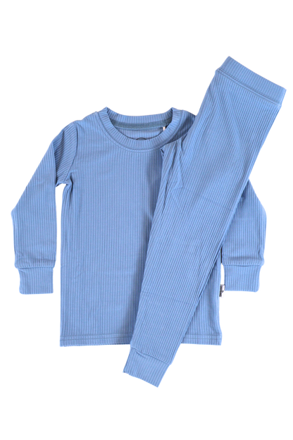 Midnight Sky Ribbed Two-Piece Jammies