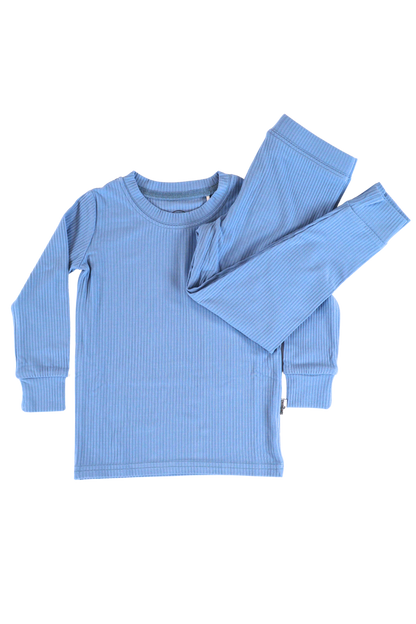 Midnight Sky Ribbed Two-Piece Jammies