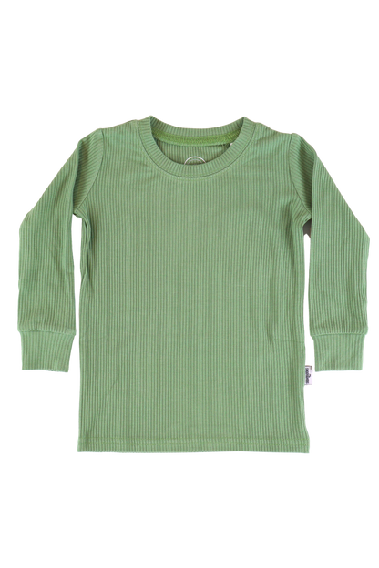 Sweet Sage Ribbed Two-Piece Jammies