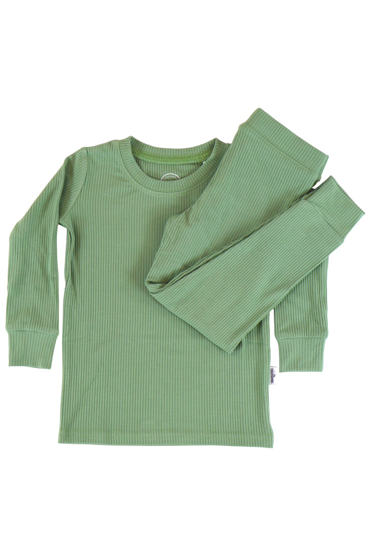 Sweet Sage Ribbed Two-Piece Jammies