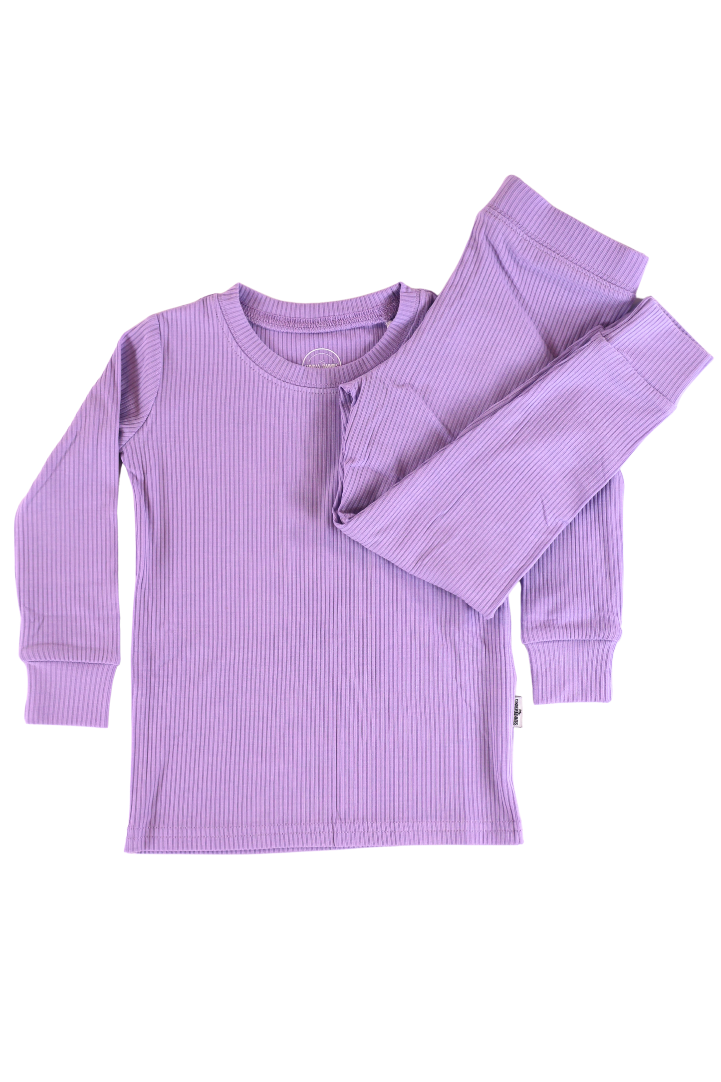 Lavender Dreams Ribbed Two-Piece Jammies