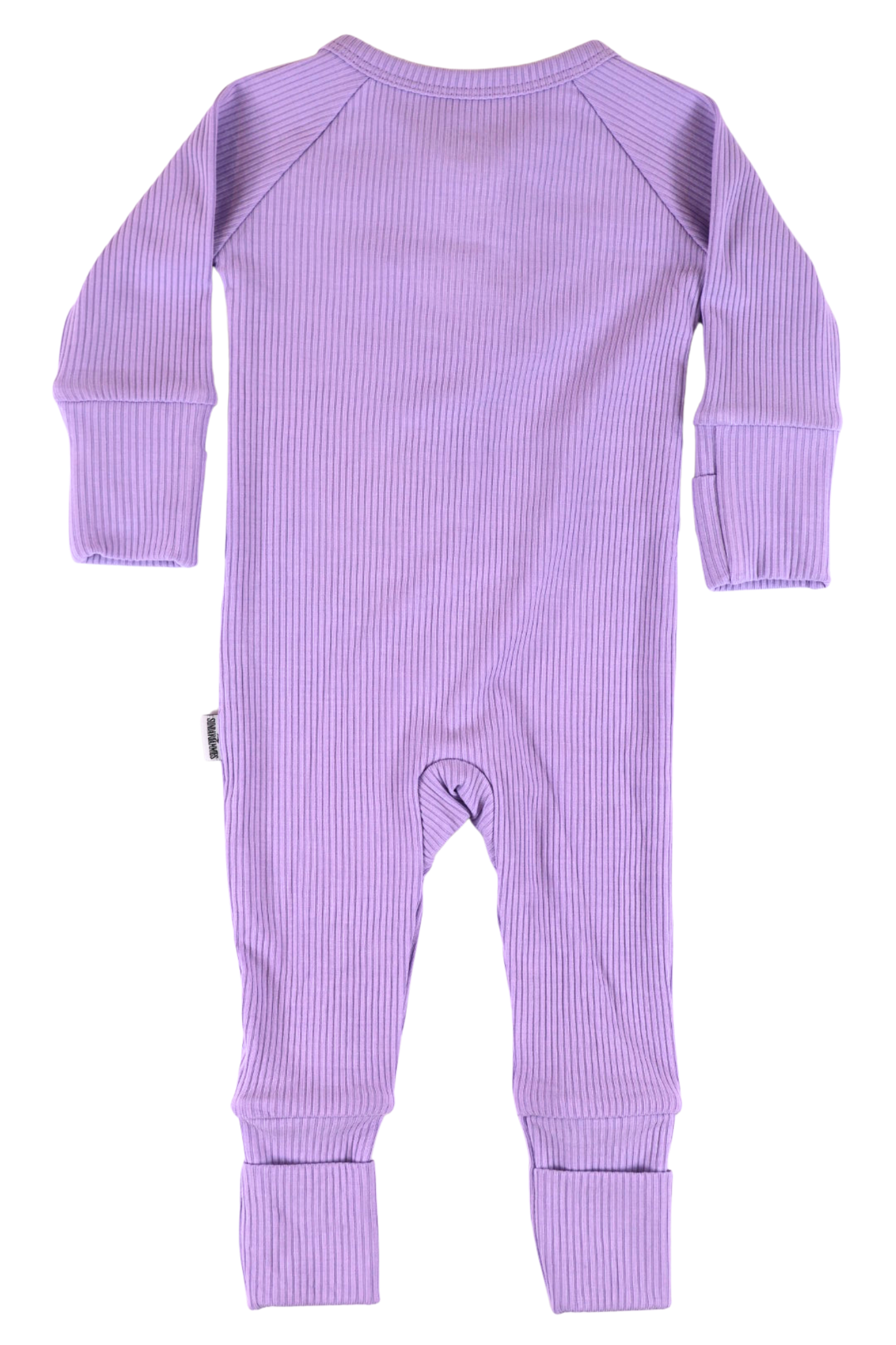 Lavender Dreams Ribbed Zipper Jammies